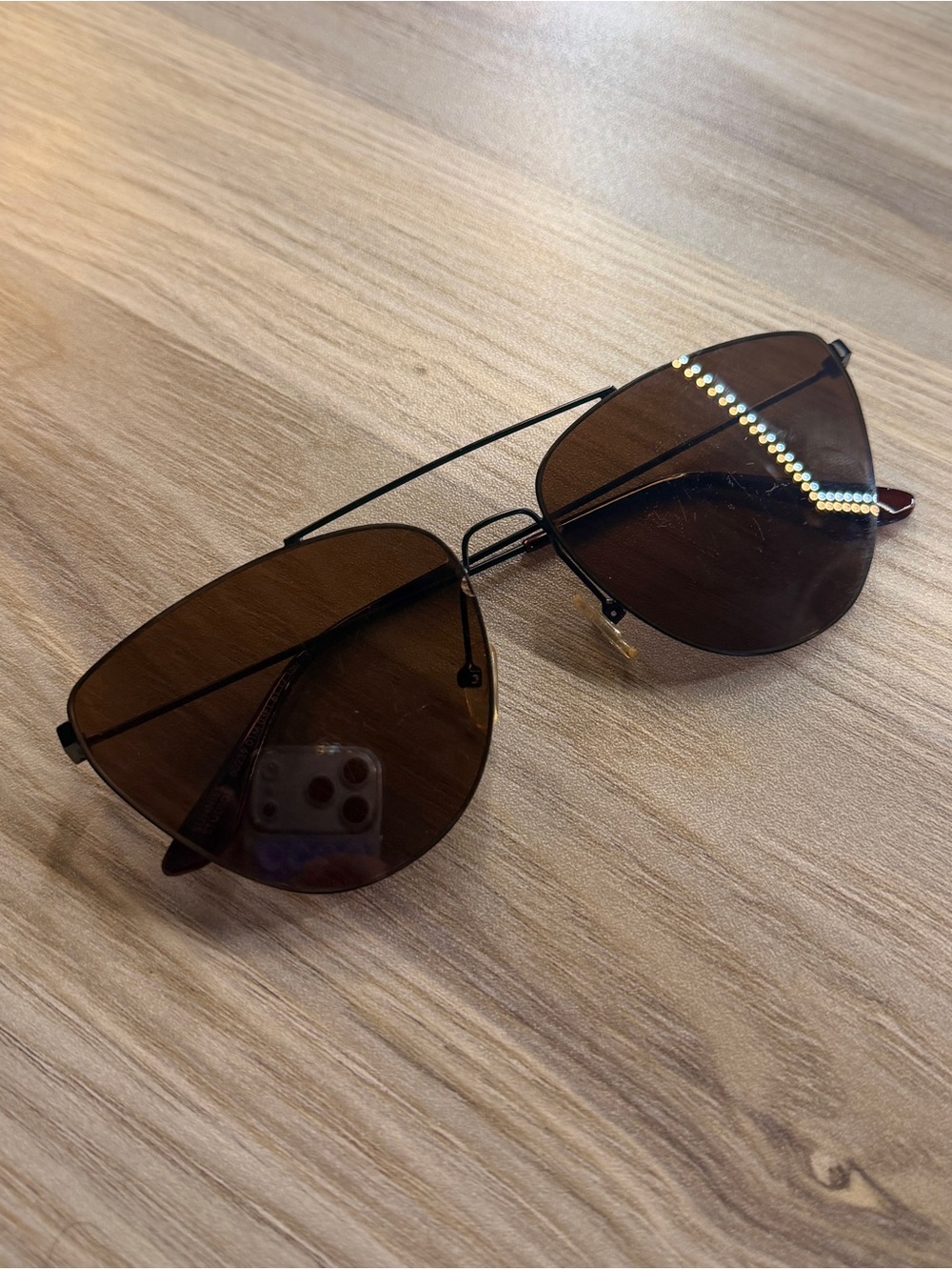 Aviator Brown Tinted Sunglasses
